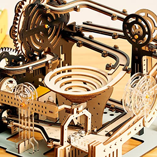 bennama 3D Wooden Puzzles Marble Run Set - Mechanical Model Kits with Motor, Brainteaser and Puzzle for Christmas/Birthday,Gifts for Adults and Teens bennama
