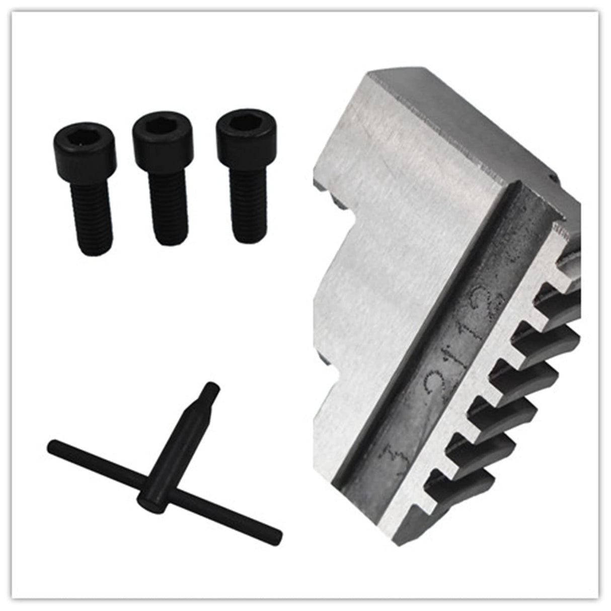 mitoharet 3 Jaw Self Centering Lathe Chuck K11-160 6Inch Lathe Chuck with Reversible Jaw Scroll for CNC Drilling Milling Machine Wood Turning mitoharet