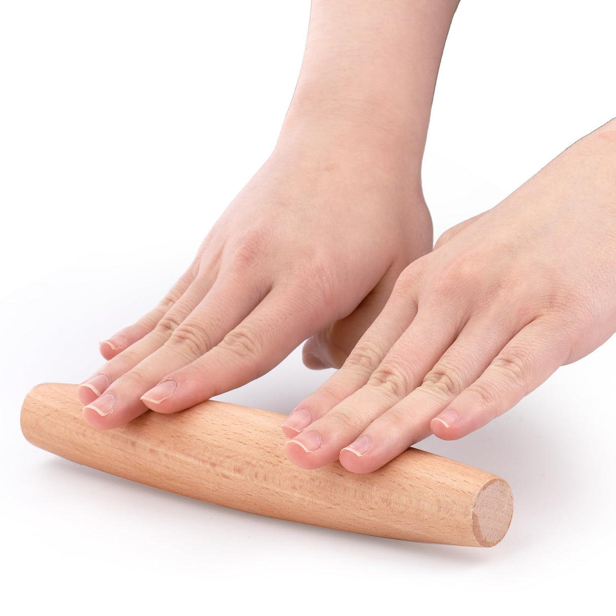 Elsjoy 12 Pack French Rolling Pin Wooden Dough Roller, 8 Inch Tapered Small Roll Pin for Baking Pie, Cookie, Pasta, Dumpling, Non-Stick Elsjoy