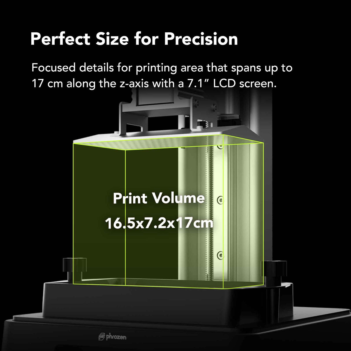 phrozen Sonic Mini 8K S LCD Resin 3D Printer, 7.1" Monochrome LCD, Tabletop 3D Resin Printer with 22µm XY Resolution, 6.5 * 2.8 * 6.7 Inch Printing Volume for Models, Miniatures and Action Figures phrozen