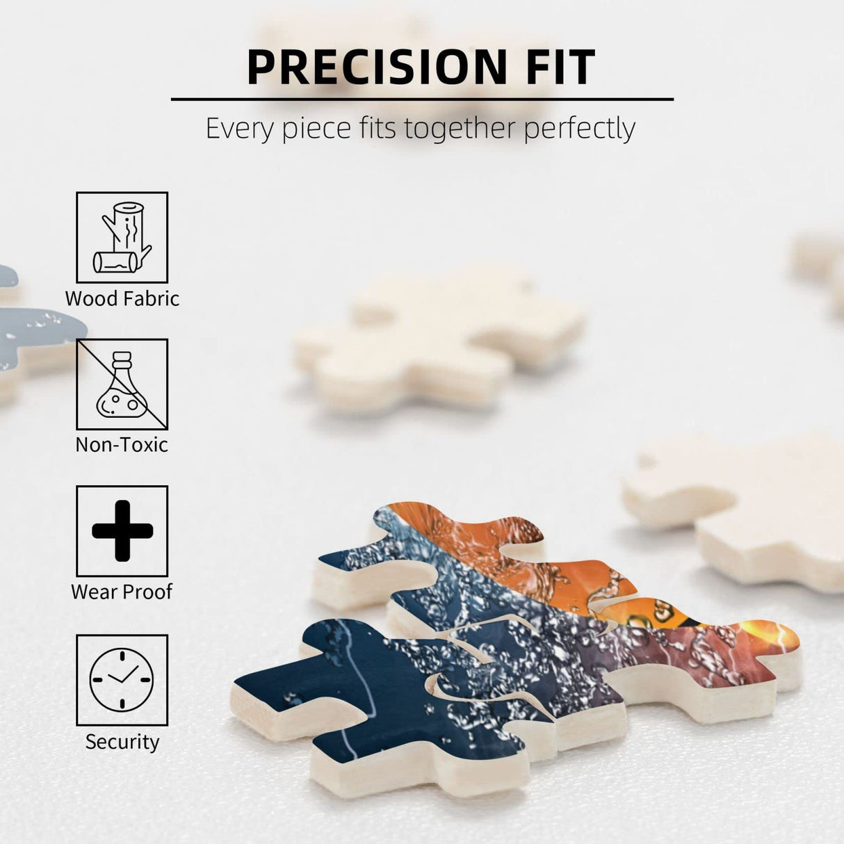 Wooden Jigsaw Puzzles 1000 Piece Basketball Fire Intellective Game for Teens Modern Stylish Home Decoration Futterya