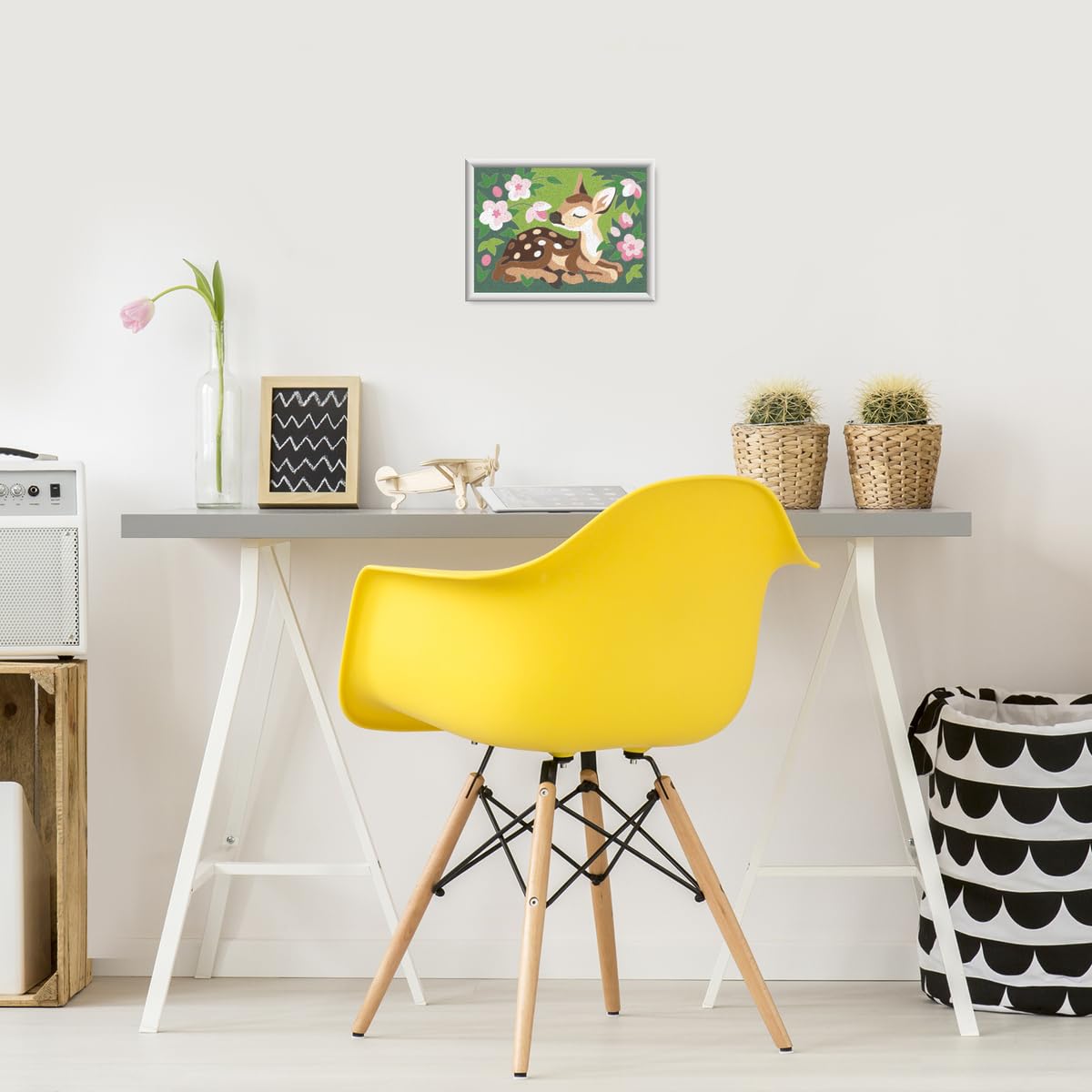 Ravensburger Floral Fawn Paint by Numbers Kit for Kids - 20178 - Painting Arts and Crafts for Ages 7 and Up Ravensburger