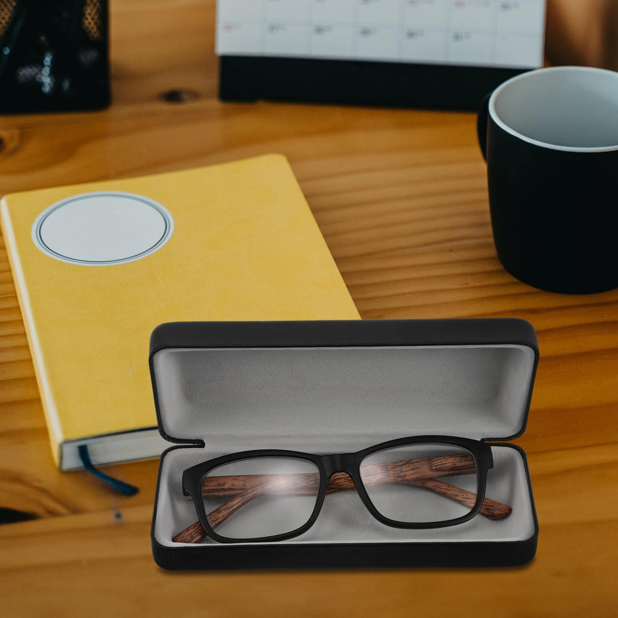 GALPADA Diamond Art Glasses Case Hard Shell Eyeglass Holder Portable Sunglasses Travel Storage Box Stylish Protective Organizer GALPADA