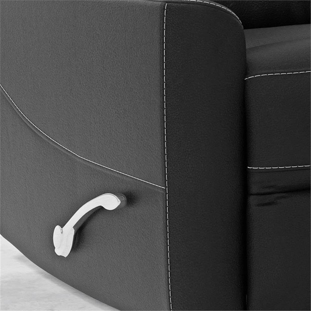 Parker Living Hercules - Black Manual Swivel Glider Recliner Parker Living