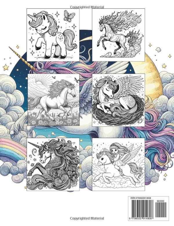 Mystical Mares: A Coloring Book for ALL AGES! WoodArtSupply