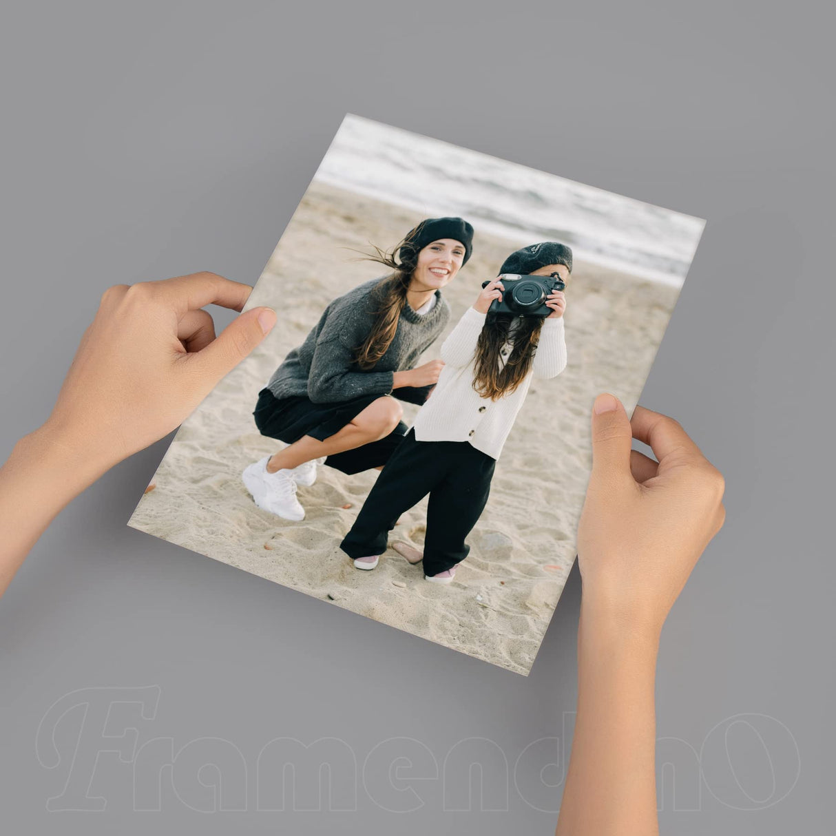 Framendino, 6 Pack Sublimation Blank Aluminum Metal Photo Wall Poster Frame for Thermal Sublimation Printing Photo (8x10 Inch) Framendino