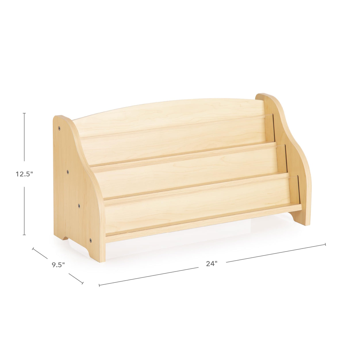 Guidecraft Tabletop Book Display: Book Shelf Display Rack for Kids Room Guidecraft