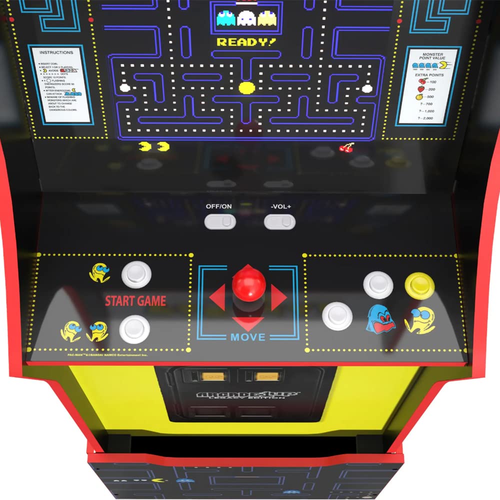 Arcade1Up Bandai Legacy 4 Foot Arcade Machine, Mulitcolor ARCADE1UP