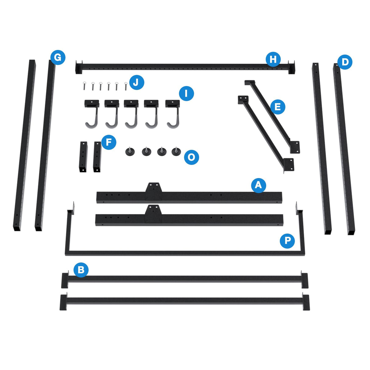 Caprihom Freestanding Bike Rack for Garage - Hold Up to 5 Bicycle Vertical Bike Stand Floor Indoor Bike Rack Storage Organizer Bike Hangers for Garage Caprihom
