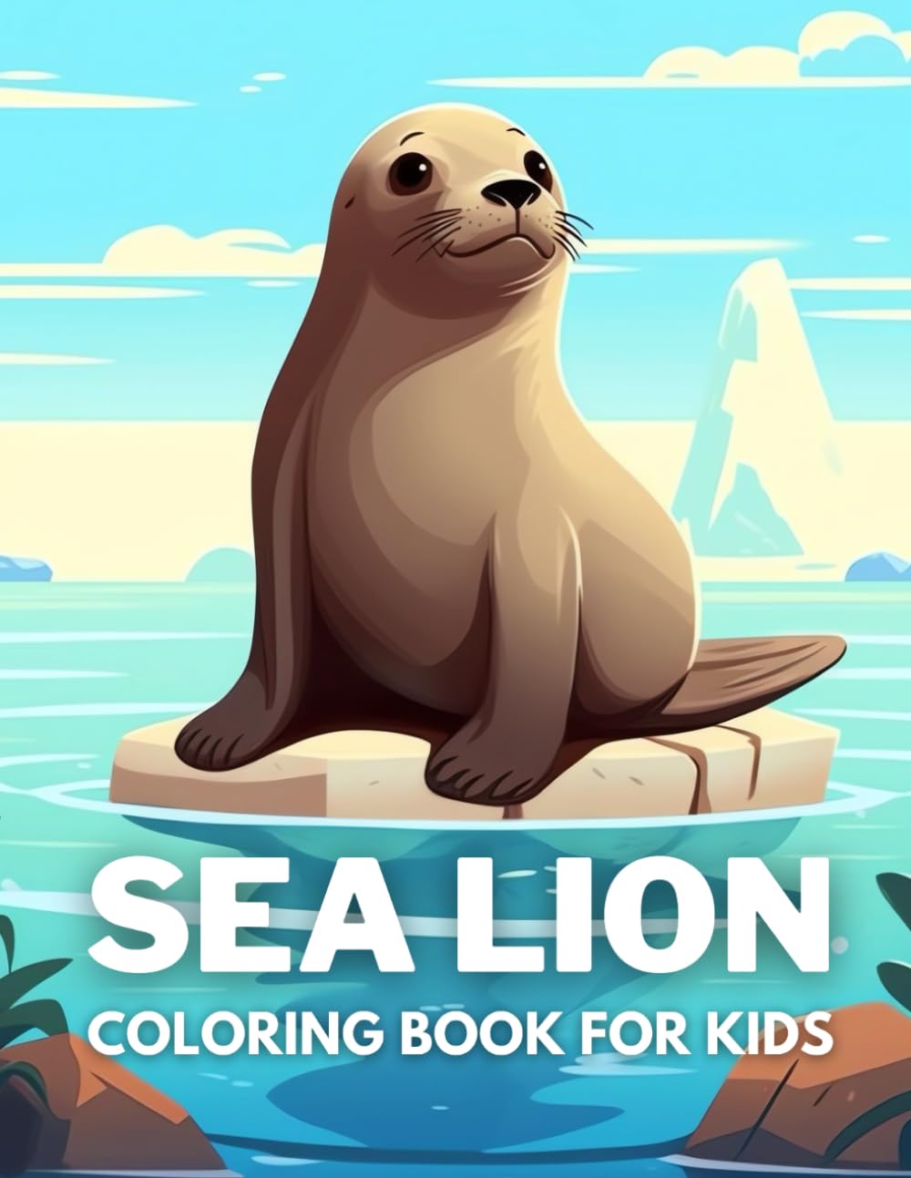Sea lion Coloring Book For Kids: +40 Fun And Easy Drawings Of Cute Sea lion To Color For Kids, Boys And Girls Who love underwater marine life, Stressrelief Relaxing Majosta