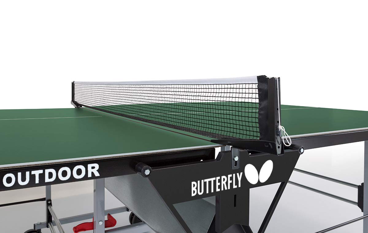 Butterfly Outdoor Playback Rollaway Ping Pong Table-Regulation Size-Integrated Net Set-Made in Germany-Warranty (Years): Top (Ten) & Frame (Three) Butterfly