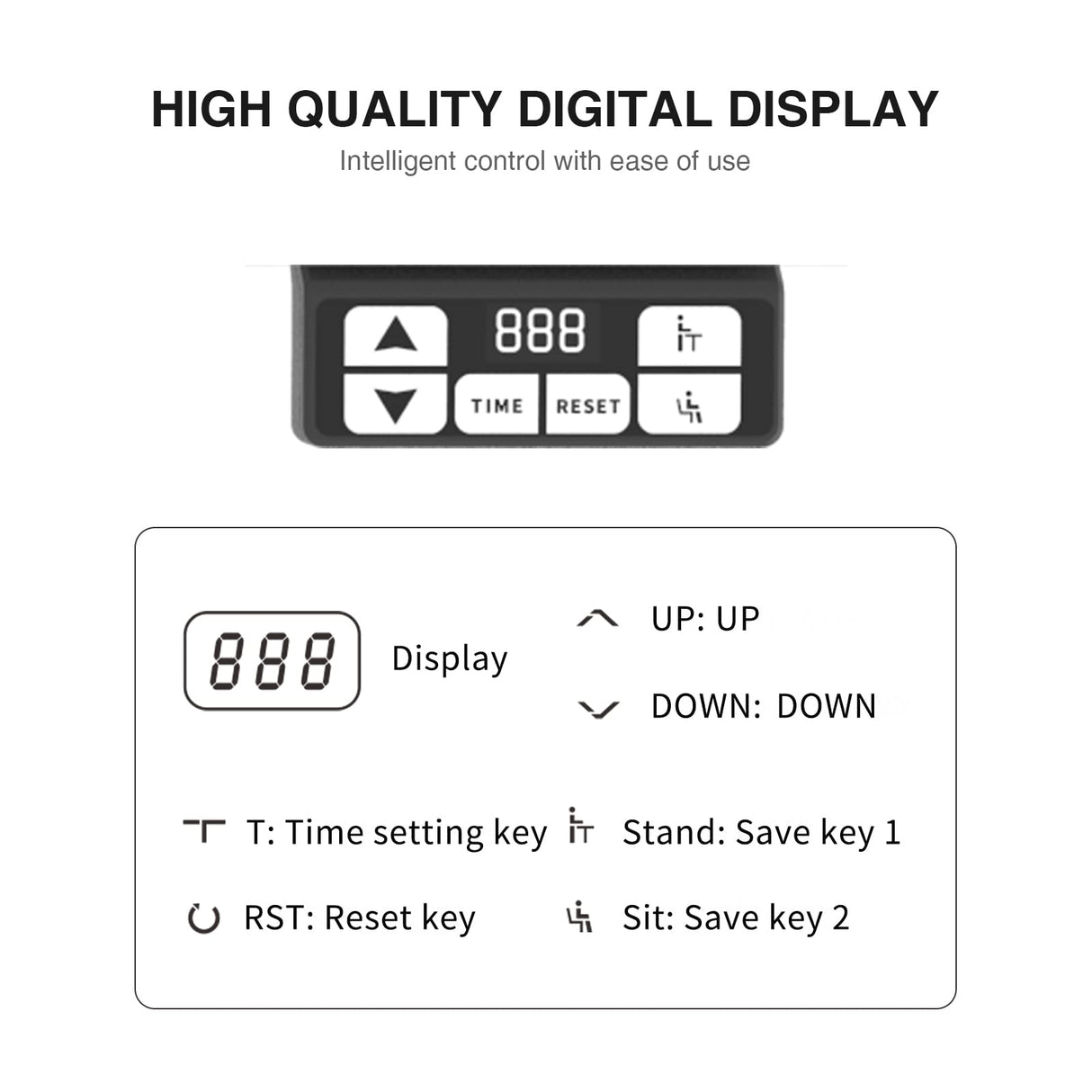 Rtisgunpro 55x24inch Adjustable Desk Stand up Desk Electric Standing Desk Adjustable Height Sit Stand Home Office Desk Including Splice Table Plate Rtisgunpro