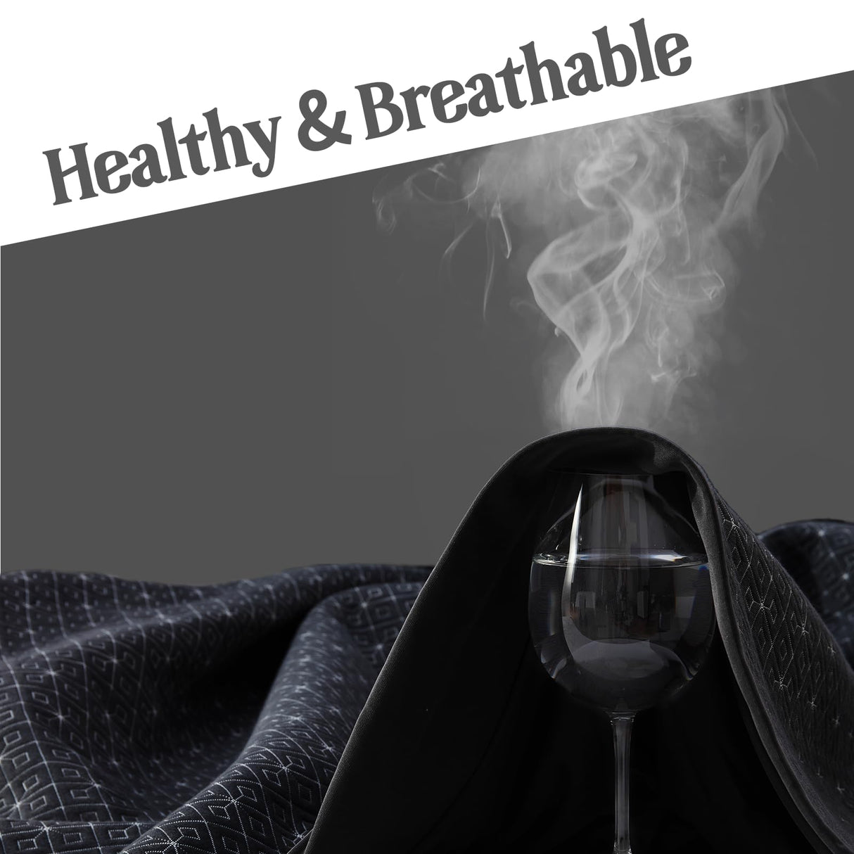 BEDLORE Queen Mattress Protector, Waterproof Noiseless Mattress Cover with Deep Pocket for 6-18 inches Mattress, Soft Breathable Mattress Pad Machine Washable (Dark Gray) BEDLORE