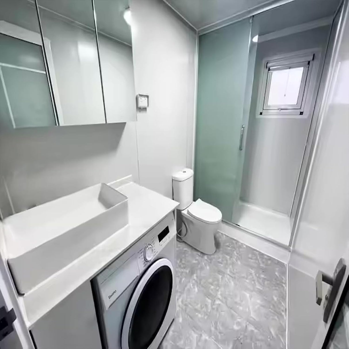 Tiny Homes for Sale Prefab,20ft & 40ft Portable Container Modular Foldable Customizable Tiny Houses to Live in for Adults with 1-4 Bedroom 1 Fully Functional Kitchen & Bathroom,Storm-Resistant Design Generic