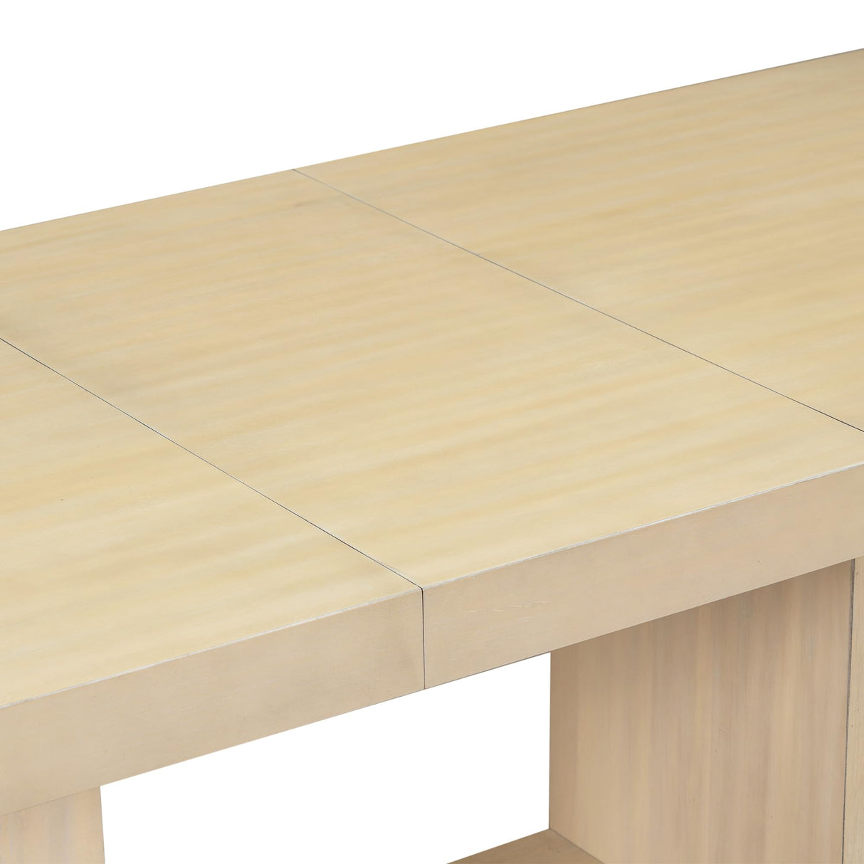 XD Designs 6-Piece Expandable Dining Table Set, Thickened Acacia Wood Dining Table with 18inch Removable Leaf and 4 Upholstered Dining Chairs& Bench for Kitchen Dining Room (Natural-2) XD Designs