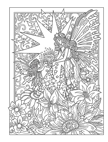 Creative Haven Magical Fairies Coloring Book (Adult Coloring Books: Fantasy) Dover Publications