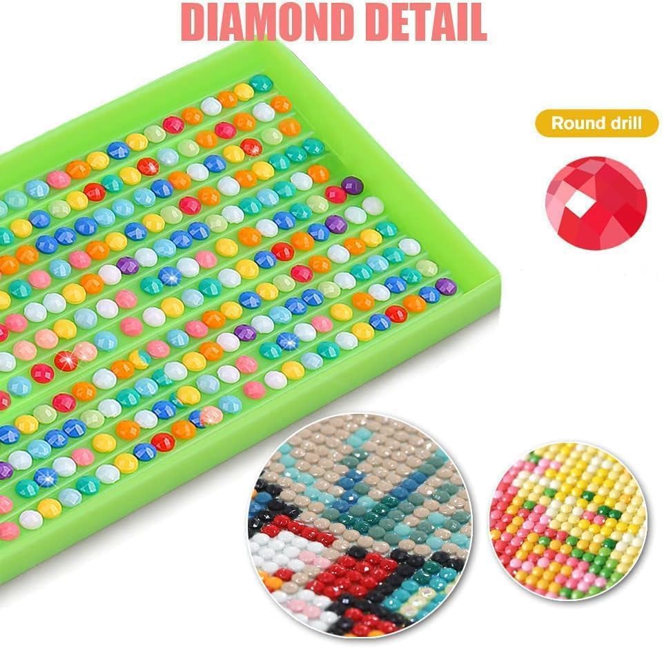 DIY 5D Diamond Art Painting Sport Balls 16x16 Inch for Adults Beginners. Round Full Drill Rhinestone Embroidery for Home Wall Decoration Generic