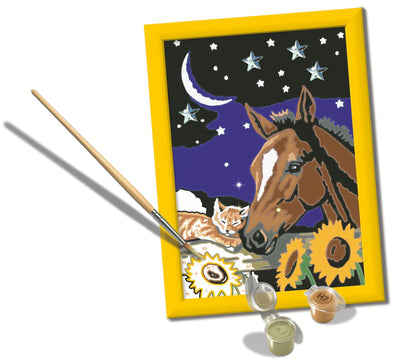 Ravensburger - Friendship CreArt Paint by Numbers Kit | Fun & Easy DIY Art for Kids Age 7+ | Creative Gift Idea for Birthdays & Holidays