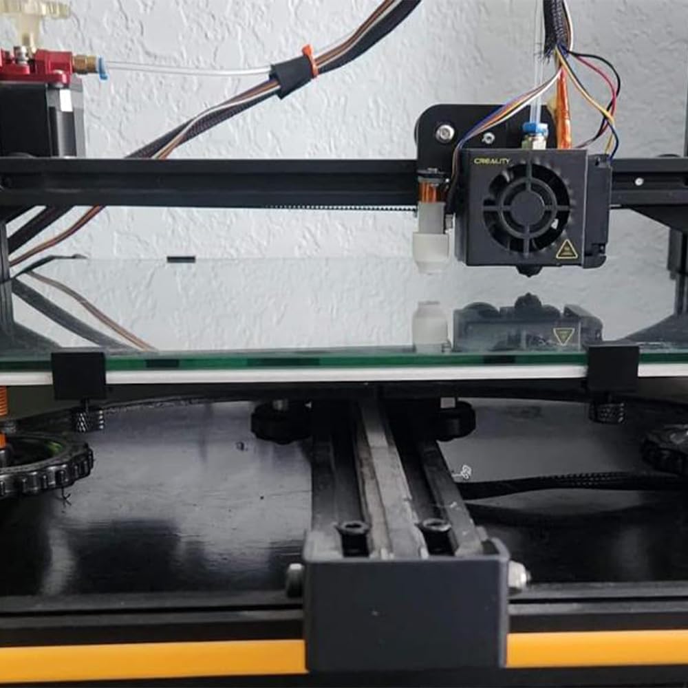 8Pcs 3D Printer Bed Clips, Ender 3 Pro Glass Bed Clips, Adjustable Ender 3 Build Plate Clips Compatible for Ender 3 Pro/Ender 3 V2/Ender 3 S1/Ender 3 Max Neo/Ender 5,CR-10 3D Printer Bed Leveling, TIEXYE