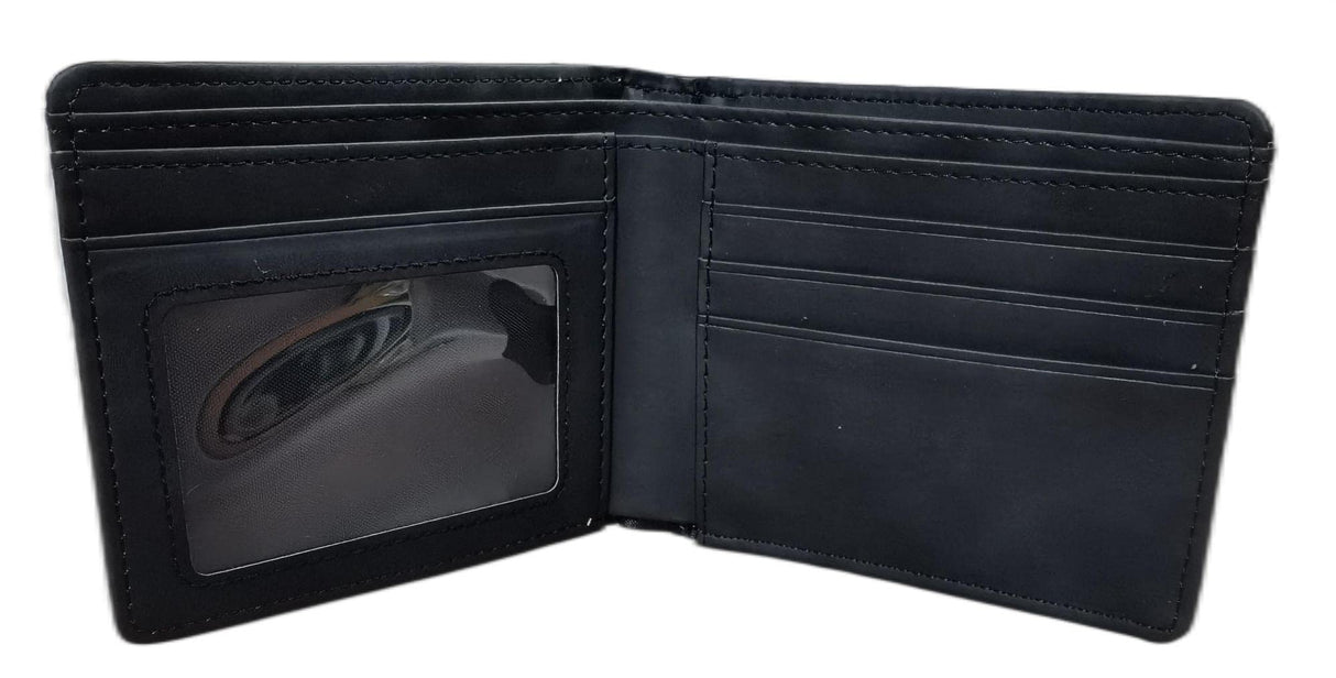 You Kang 2 Pieces Sublimation Wallet Blank DIY Bank Card Holder Two Mezzanine Multifunctional Wallets Diy Craft (Black) You Kang