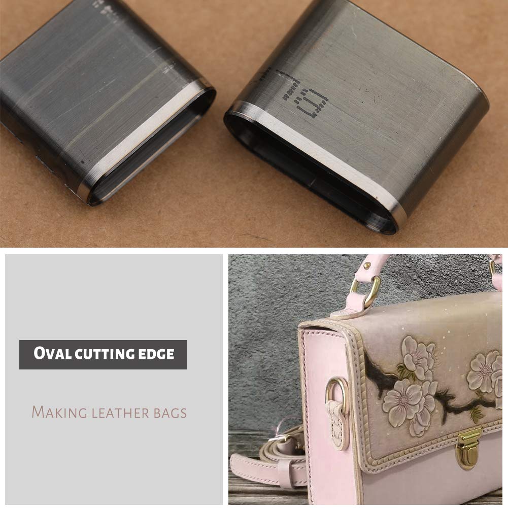 52 Shape Style Leather Hole Punch Tool for Belts, Multiple Shapes Hollow Punch Cutter Tool, Leather Crafting Tools, Leather Punch Tool Set Hole Punch Cutter, Leather Punch Tool for Leather Craft Yizzvb