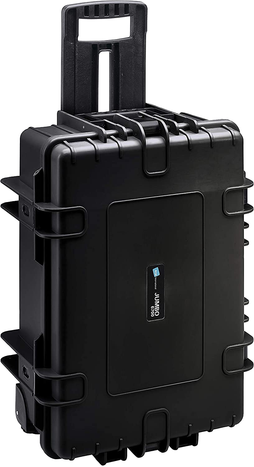 B&W International Jumbo 6700 Outdoor Tool Case with Pocket Tool Boards, Black B&W International