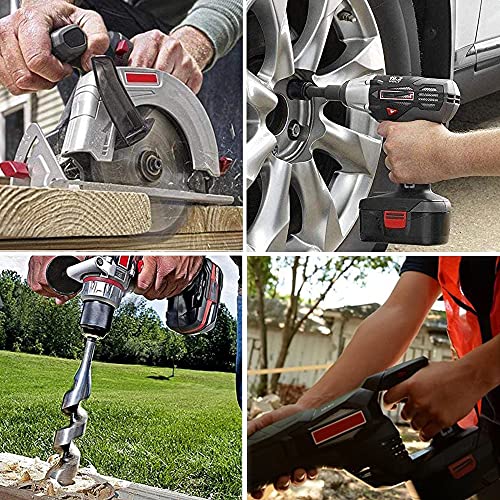 USB Battery Adapter for Craftsman C3 19.2V Cordless Tools, Converter for Dewalt 20V MAX and for Milwaukee M18 18V Lithium Battery to Craftsman 19.2 Volt Lithium Ion Battery Adaptor, w/ 5V 2A USB Port QINIZX