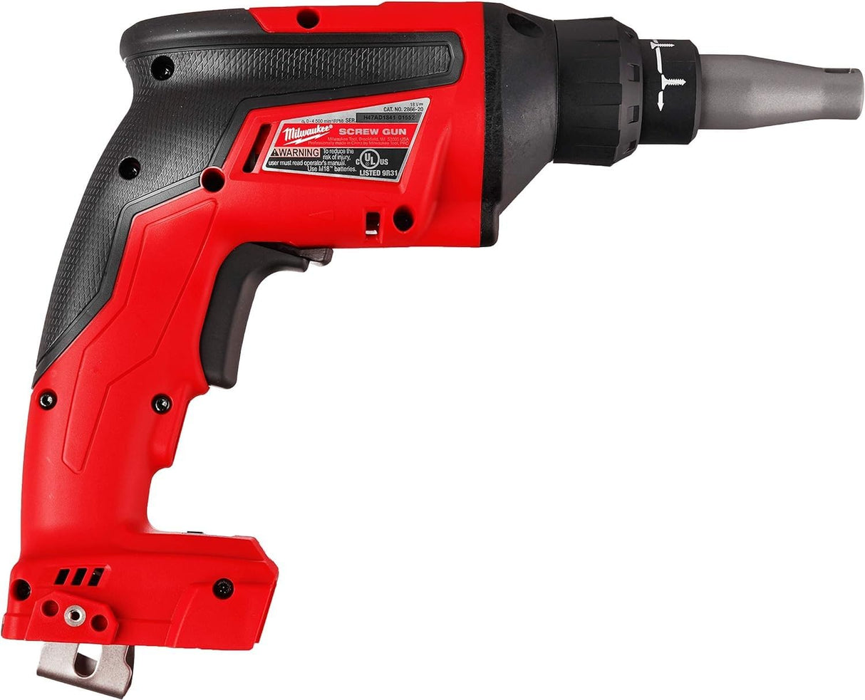 Milwaukee 2866-20 M18 FUEL Drywall Screw Gun (Bare Tool Only) Milwaukee