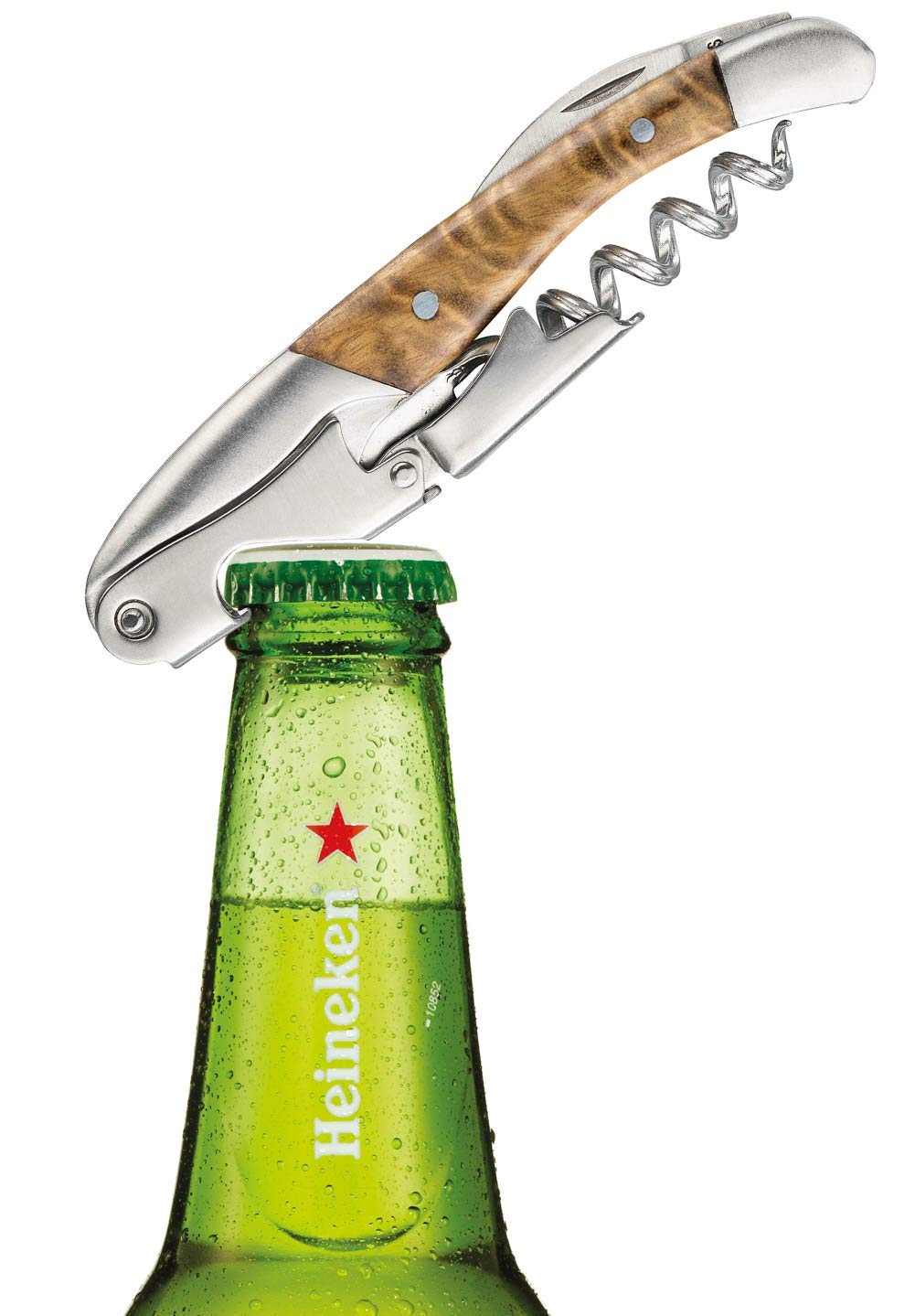 VinOrama Waiters Corkscrew Wine Opener Rosewood Handle 3-in-1 Beer Bottle Opener and Foil Cutter, The Best Choice of Professional Waiters and Bartenders Around the Globe VinOrama