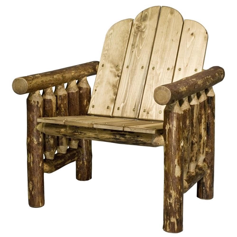 Log Furniture - Deck Chair Montana Woodworks