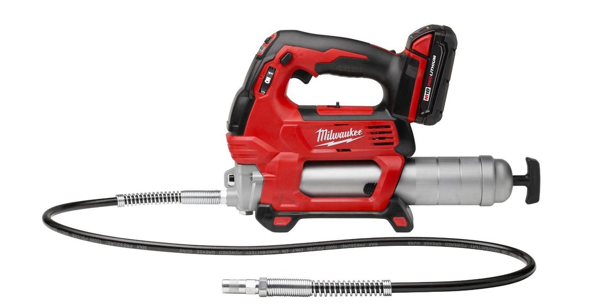 New Milwaukee 2646-21ct M18 18 Volt Cordless Grease Gun Kit With Case Sale Milwaukee