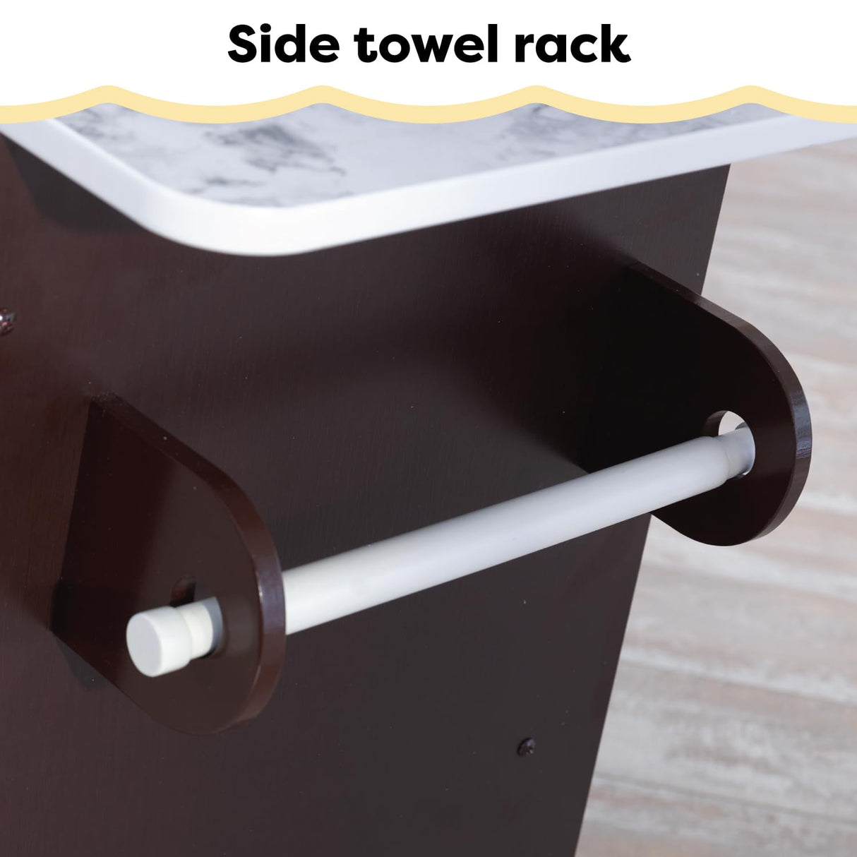 KidKraft Uptown Elite Espresso Play Kitchen with EZ Kraft Assembly™, Lights and Sounds, Working Ice Maker and Click and Turn Knobs, Gift for Ages 3+ KidKraft