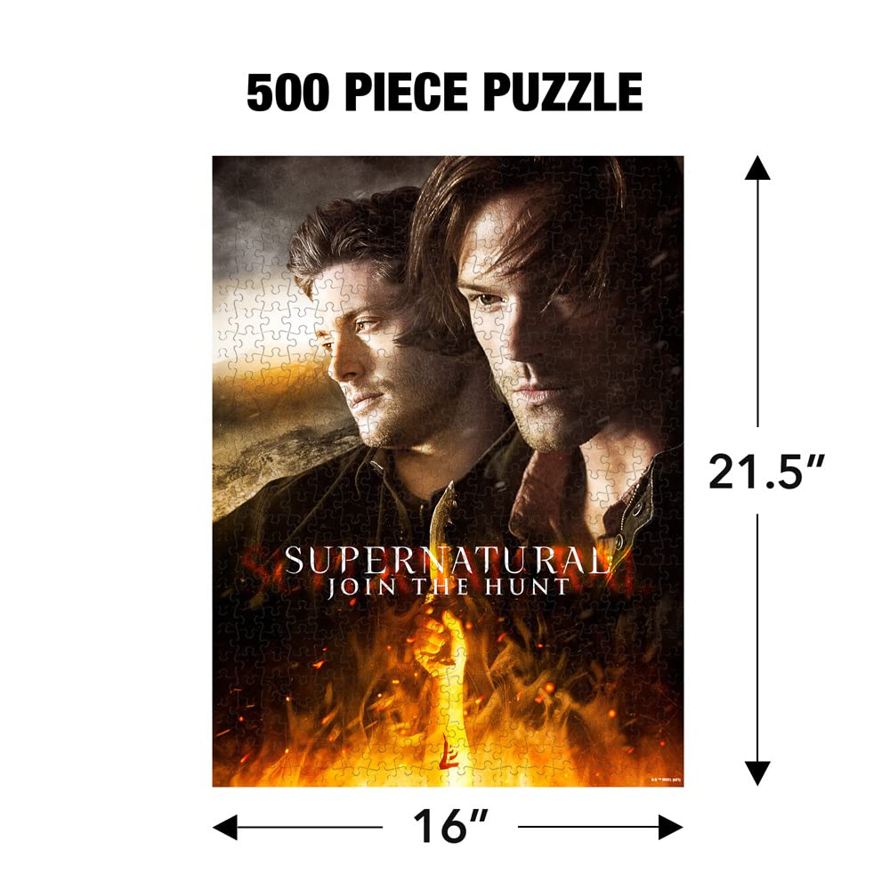 Supernatural Up Close and Personal 500 Piece Jigsaw Puzzle for Adults, 16" L X 21.5" W GRAPHICS & MORE