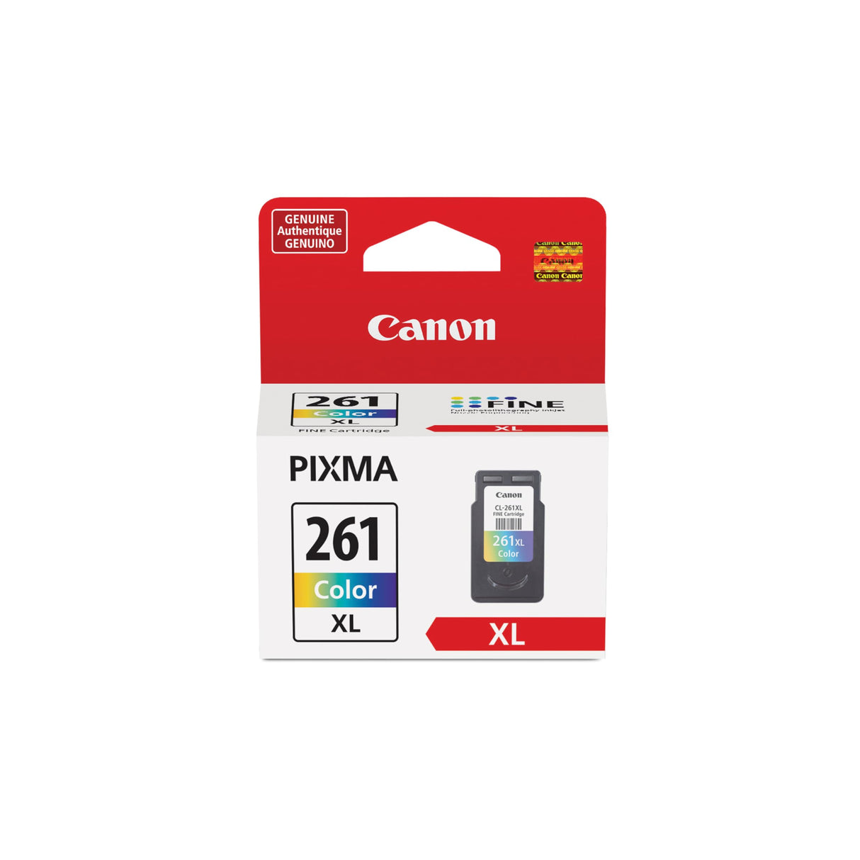 CanonCL-261 XL Genuine Color Ink Cartridge, Compatible with TS5320/6420/6420a,TR7020/7020a Canon