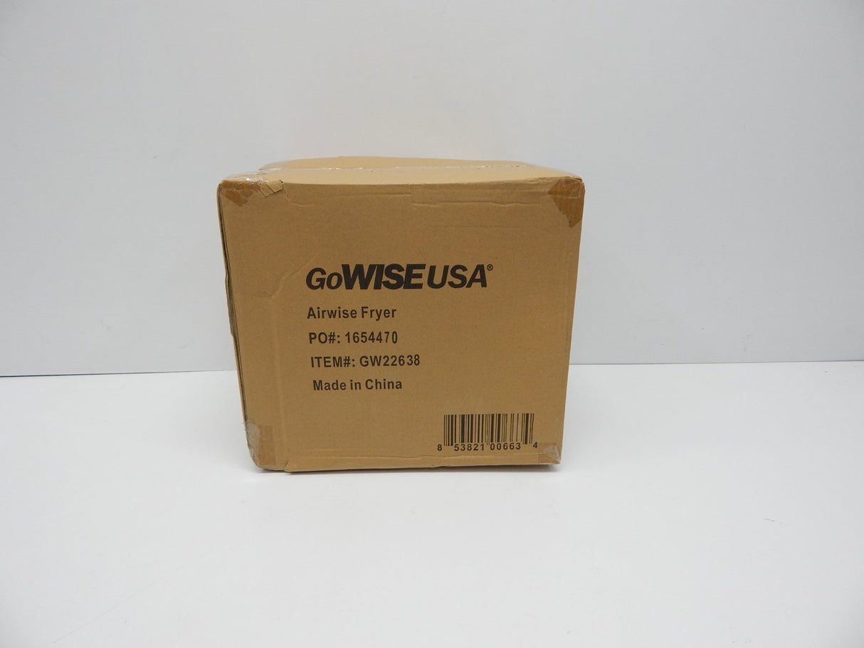 GoWISE USA 3.7-Quart Programmable Air Fryer with 8 Cook Presets, GW22638 - Black GoWISE USA