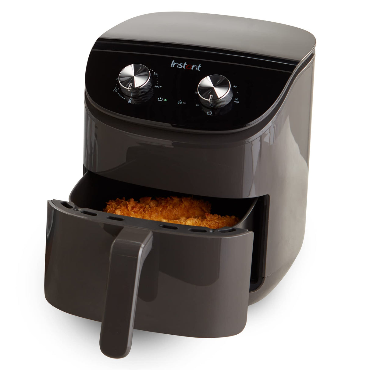 Instant Pot Essentials 4QT Air Fryer with EvenCrisp Technology that Crisps and Reheats, Easily Adjust Time & Temperature For Quick Meals, 100+ In-App Recipes, from the Makers of Instant Pot, Black Instant Pot