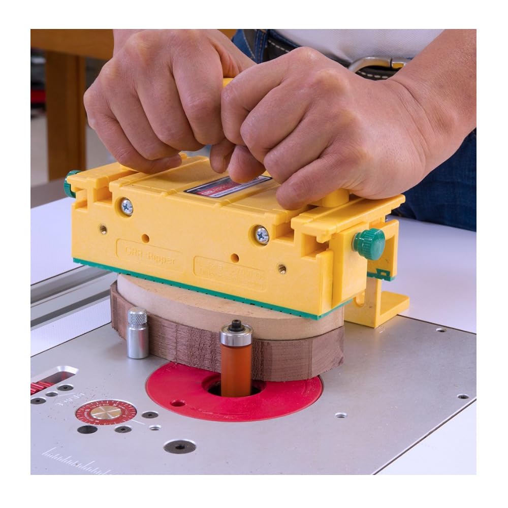 MICROJIG GRR-RIPPER GR-100+TJ-5000 Pushblock & Microdial Tapering Jig Bundle MICROJIG