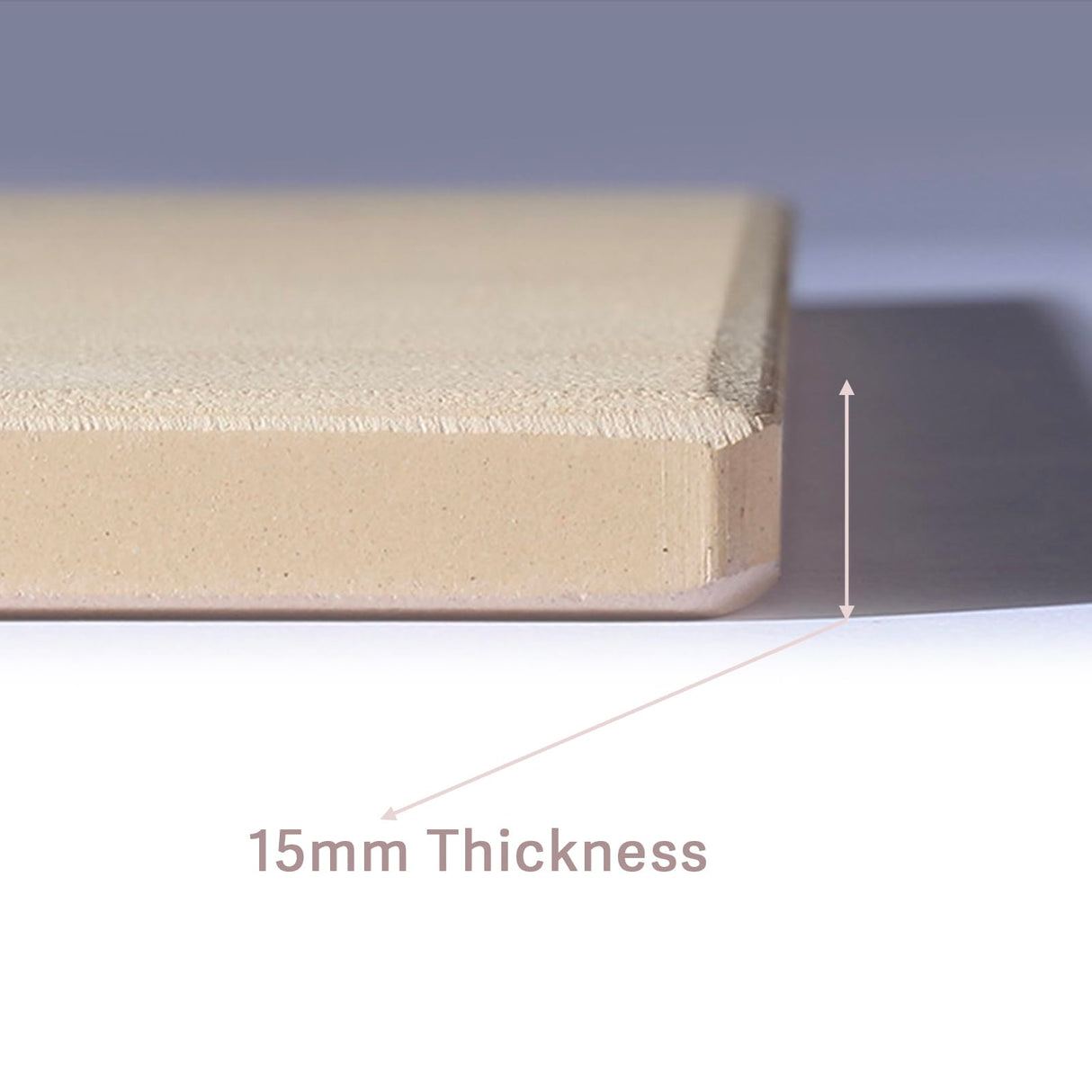 PIZZA STONE 15 x 12'' Rectangular Pizza Stone For Oven Baking & BBQ With Wooden Peel GylSun