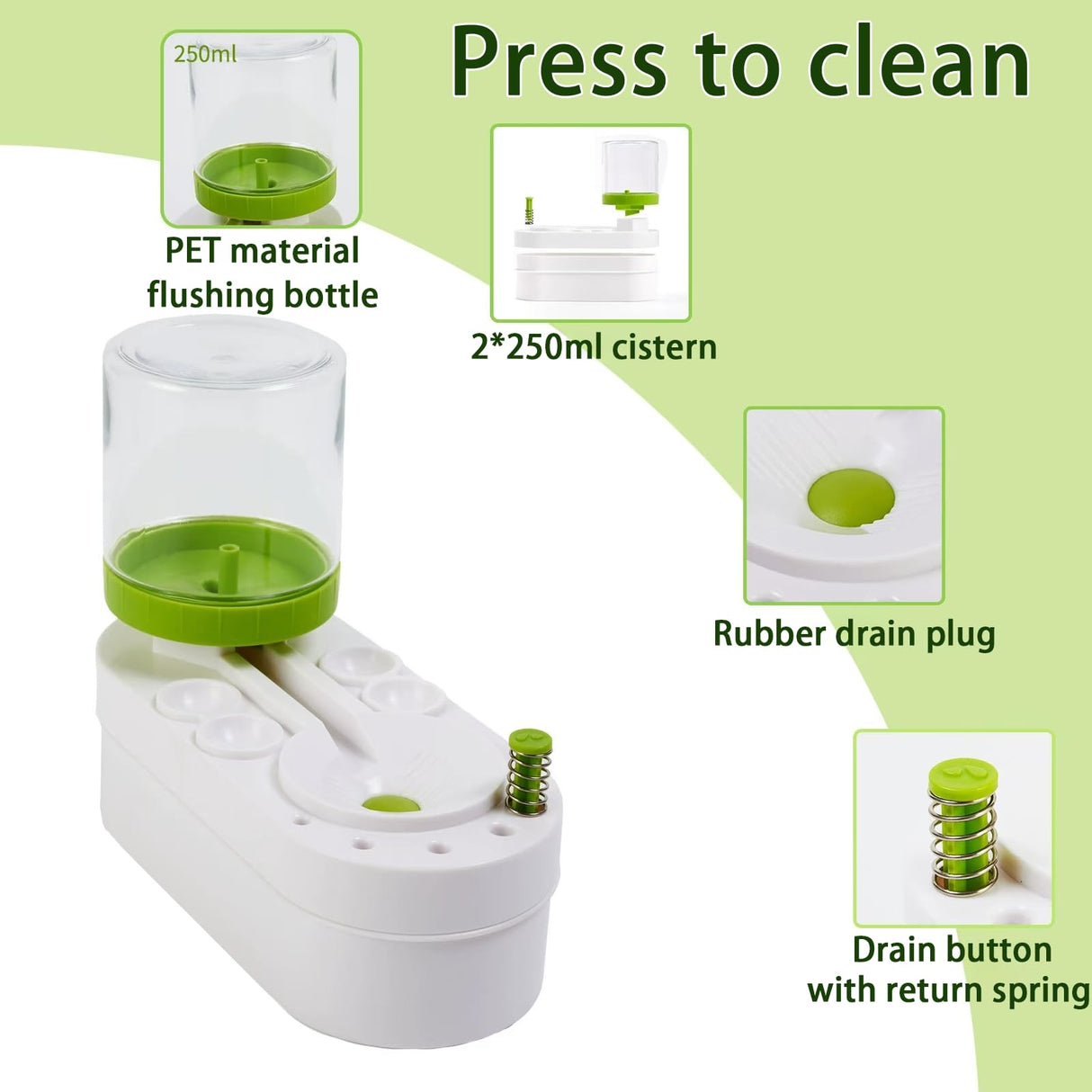 Hynhsun 2025 Upgraded Paint Brush Cleaner Rinse Cup Water Circulation,Watercolor/Oil and Water-Based Paint Brush Cleaner Tool,Gift for Artist Kids Adults and Girls, Pre-Assembled (Green) Hynhsun