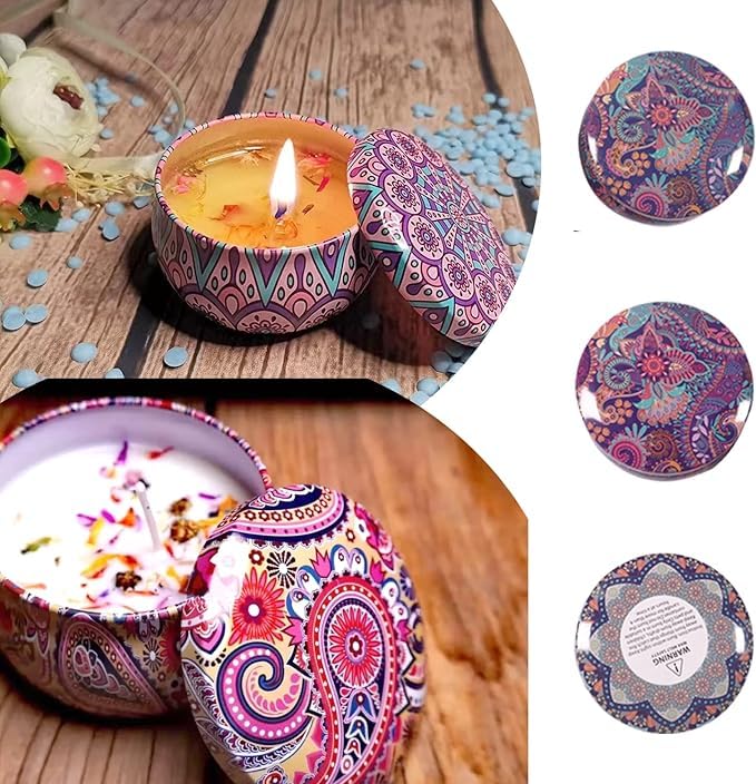 Harnico Candle Making Kit with Candle Wax Melter 1300ML Melting Pot 304 Stainless Steel Candle Pouring Pot for Melting Wax, Including 100pcs Candle Wicks, Mixing Spoon, Center Devices, Wick Sticker Harnico