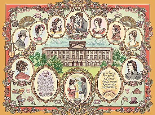Pride and Puzzlement: A Jane Austen Puzzle: A 1000-Piece Jigsaw Puzzle Featuring Literature's Most Beloved Characters and Couples: Jigsaw Puzzles for Adults CROWN