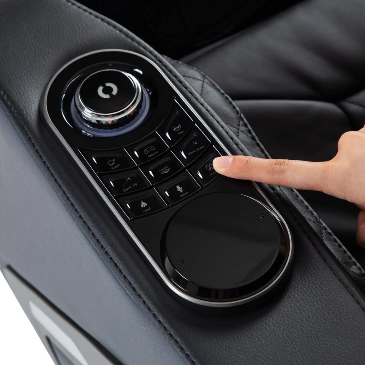 Osaki 4D Bravo Duo Massage Chair with Self-Adaptive SL-Tack, Intelligent Voice Contol, Computer Body Scan, Black Osaki