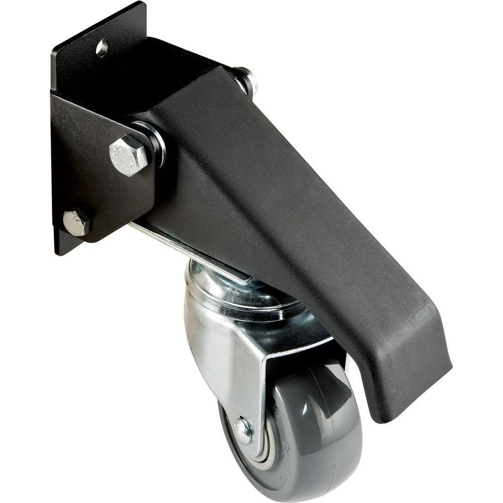 Rockler Workbench Casters (Pack of 4, Satin Black) - Industrial Casters w/Easy-Spin 2-3/8” Wheels - Durable Steel Heavy Duty Casters Set of 4 - Kit includes Mounting Screws for Easy Installation ROCKLER