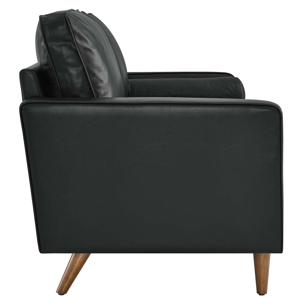 Modway EEI-5870-BLK Valour Leather Loveseat, Black Modway