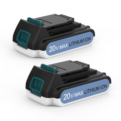 Ahomtikk 2Packs 20V Lithium Battery 4.0Ah Replacement for Black and Decker 20v Battery LBXR20 LB20 LBX20 LBX4020 Compatible with Black and Decker 20v Lithium Battery