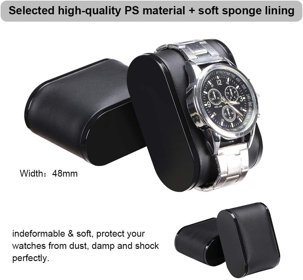 BEWISHOME 12 Watch Box with Valet Drawer, Luxury Watch Case,Watch Organizer for Mens Accessories with Real Glass Top,Metal Hinge, Brown SSH02Y BEWISHOME