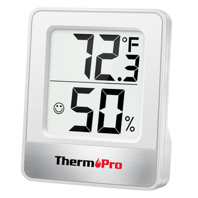 ThermoPro TP49 Digital Hygrometer Indoor Thermometer Humidity Meter Room Thermometer with Temperature and Humidity Monitor Mini Hygrometer Outdoor