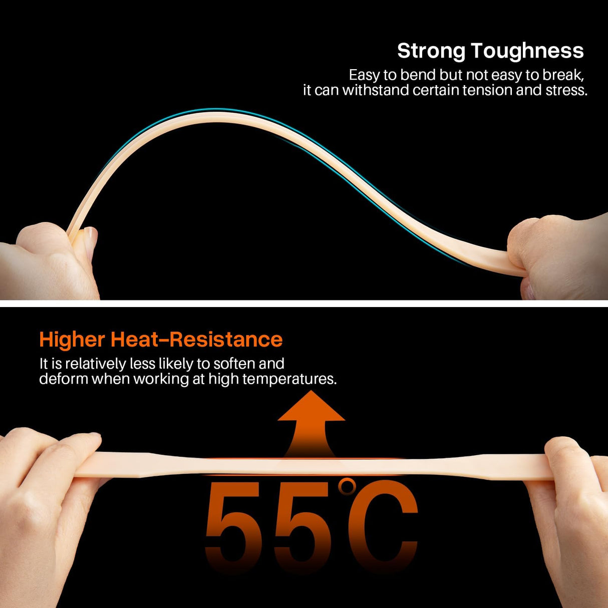 ELEGOO ABS-Like Resin 3.0 Pro, Higher Scratch-Resistance 3D Printing Photopolymer Resin, 405nm UV Resin for MSLA/DLP/LCD Printers Fast Curing High Precision Non-Brittle, Black 2000g ELEGOO