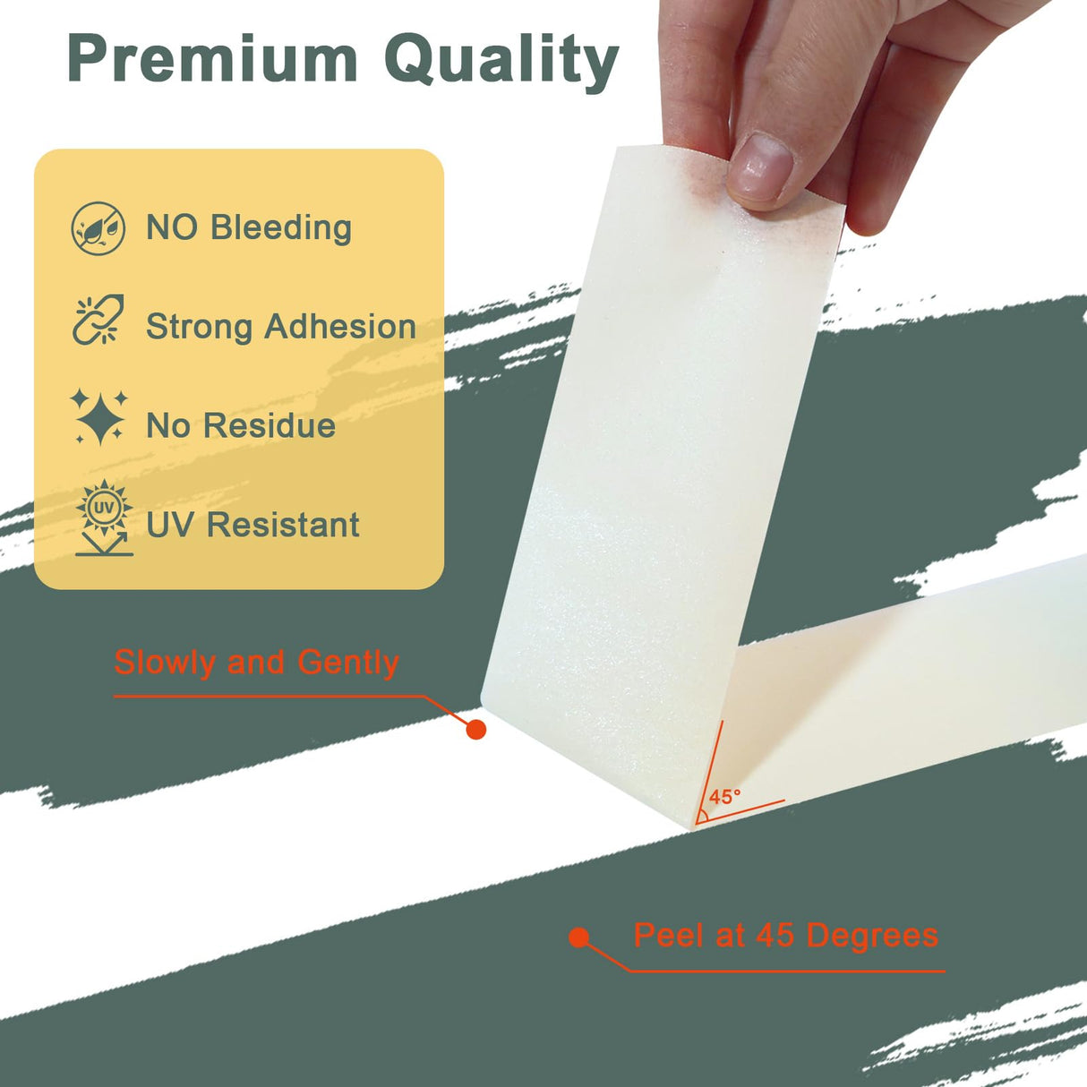 EFOK 10 Pack Masking Tape 2 Inch Wide Bulk, 2025 Upgrade White Painters Tape Anti-UV General Purpose, 1.88 Inch × 55 Yards Total 550 Yards EFOK