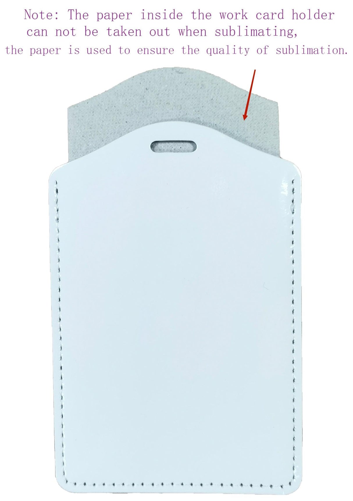 4 Pieces Sublimation Work Card Holder Badge Holders Blank Leather ID Card Holders Sublimation Rope Band DIY Crafts (French Grey) WoodArtSupply